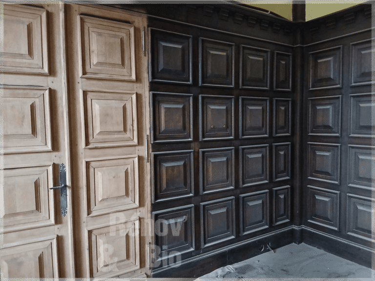 Aérogommage de boiseries à Excideuil